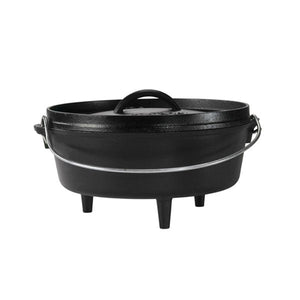Horno holandés Lodge Camp (plano), con patas 25,4cm