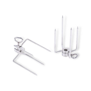 Fourchettes à brochettes Moesta pour rôtisserie, 2 pièces.