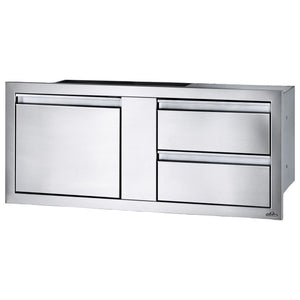 Napoleon Einbau-Tür & 2-er Schubladen- Kombination (115 x 50 cm)