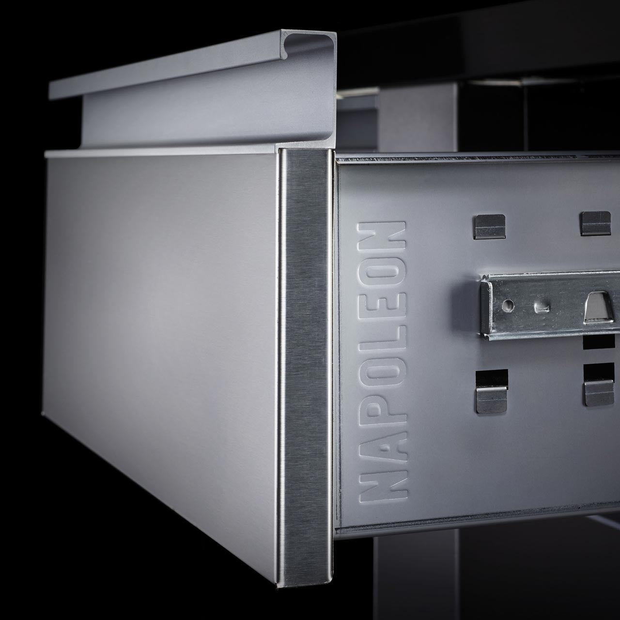 Combinaison porte encastrée Napoléon 2 tiroirs (100 x 71 cm)