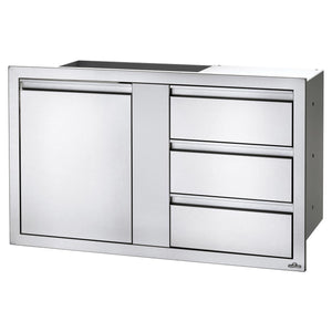 Napoleon Einbau-Türe & 3er Schubladen- Kombination (115 x 71 cm)