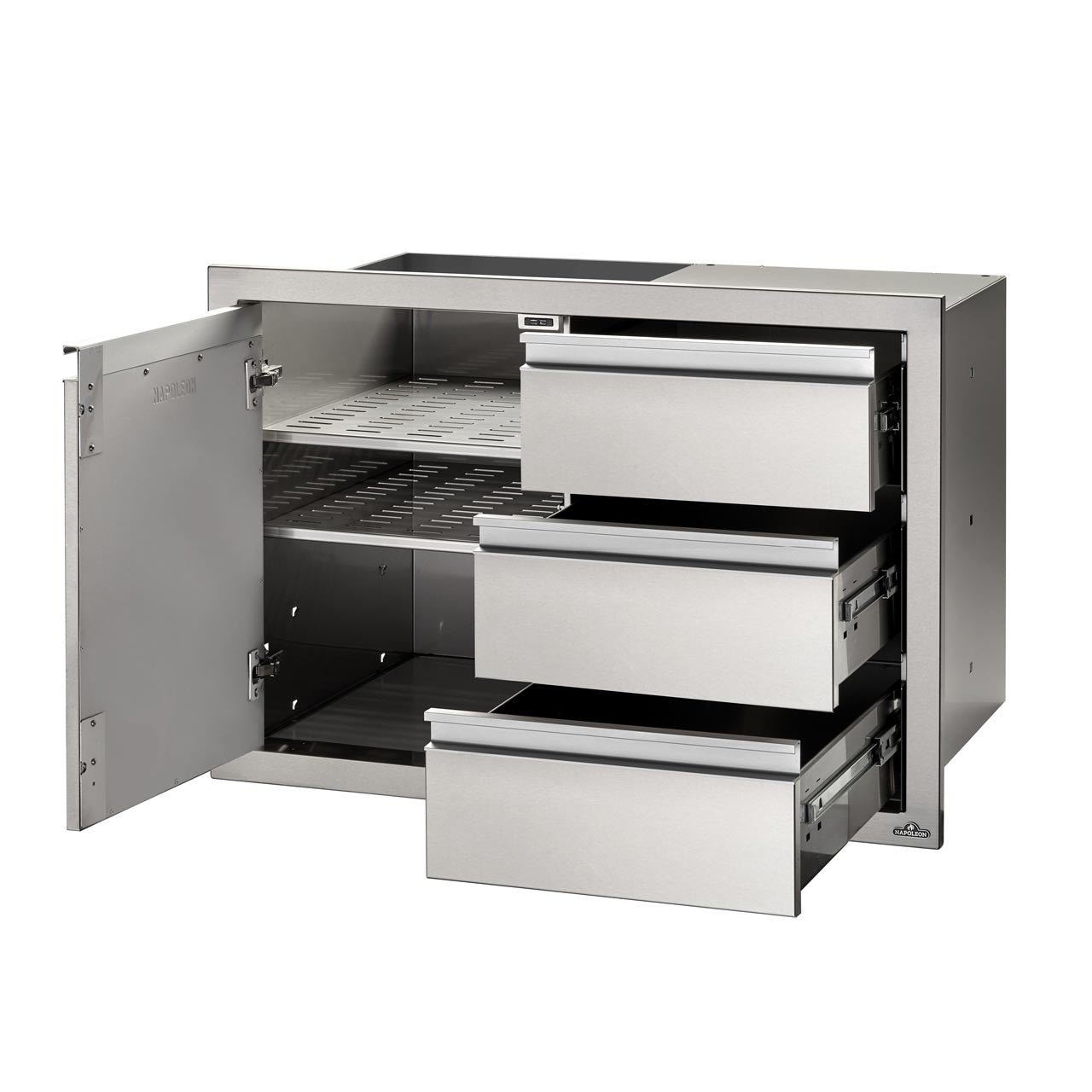 Combinaison porte intégrée et 3 tiroirs Napoléon (91 x 61 cm)