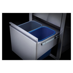 Ensemble porte et poubelle intégrées Napoleon (115 x 71 cm)