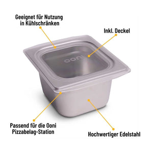 USPs Ooni Pizzabelag-Container - Medium UU-P0D400