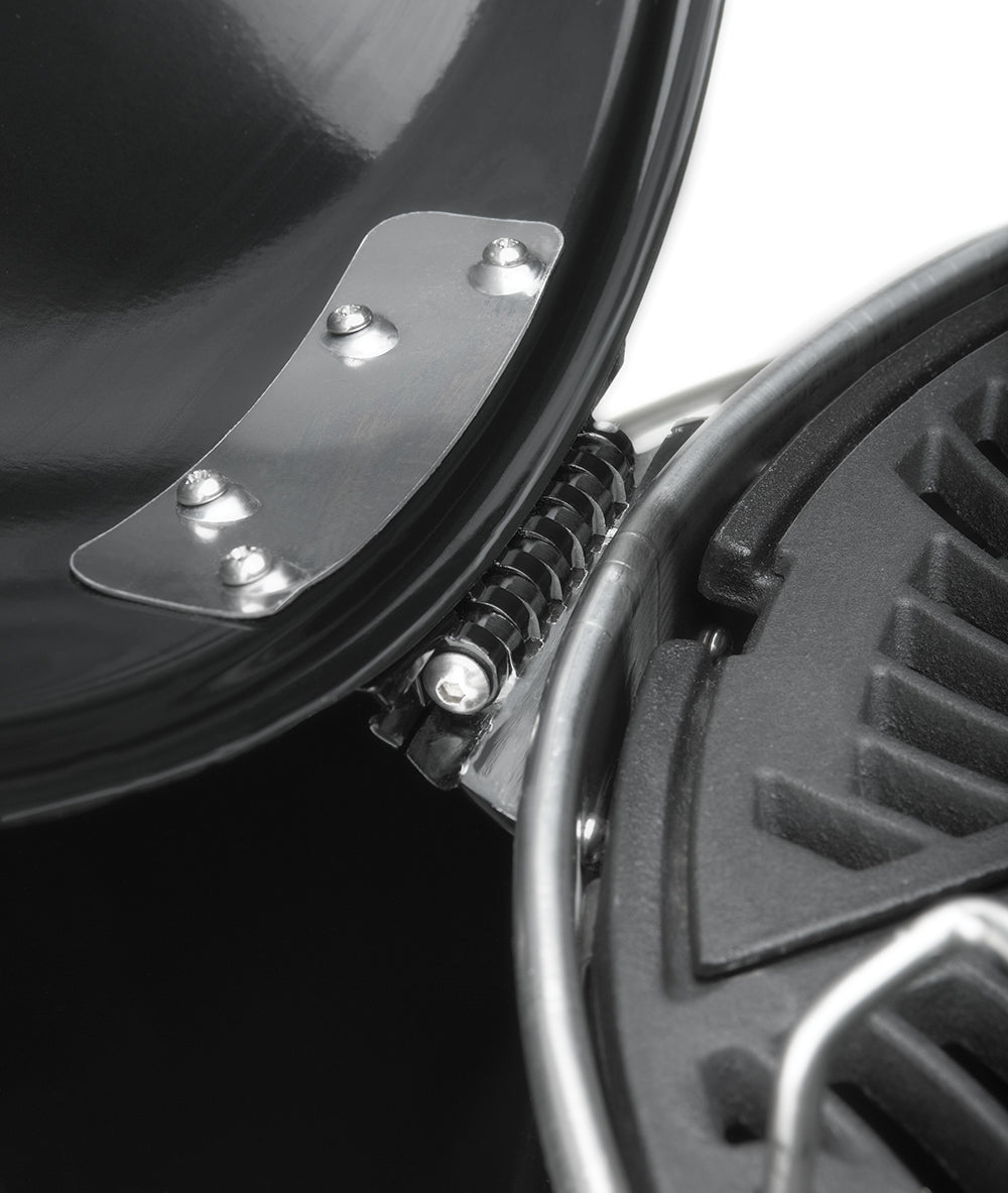 Barbacoa de carbón Napoleon, Ø57cm en carro con parrilla de hierro fundido