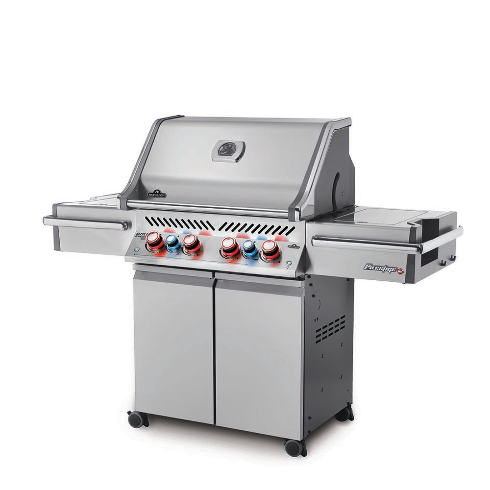 Napoleon Prestige PRO 500, acciaio inox con spiedo per girarrosto