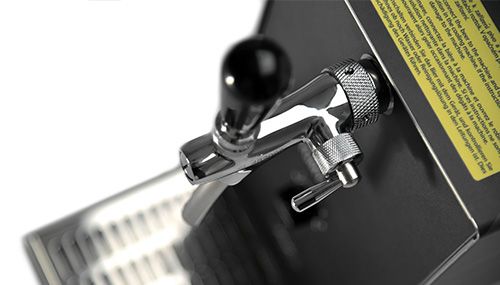 Zapfhahn Lindr Zapfanlage mit Kompressor, PYGMY 25/K Green Line