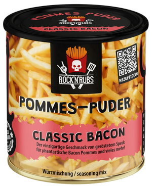 Rock 'n' Rubs Pommes-Puder, Classic Bacon 150 g