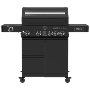 Rösle Videro Pro Smart Bundle - with grill plate, rotisserie, smoker box and cover