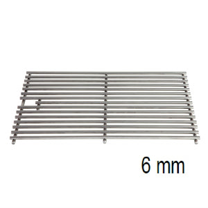 ALL'GRILL roestvrijstalen roosters 6mm voor CHEF-S (ES6-S)