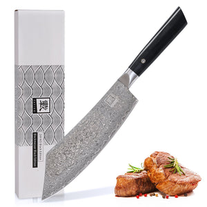 Produktbild Zayiko Damast Blockmesser, "Black"-Serie