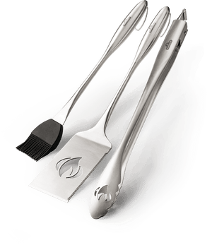 Set di posate da barbecue Napoleon, acciaio inox 3 pezzi