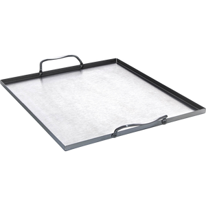 Produktbild ALL’GRILL Grillwanne mit 2 Griffen, Edelstahl 31x27x1cm