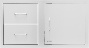 Combinación de puerta y cajón Bull, 97 cm encaja f. Brahma