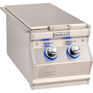 FireMagic Aurora Doppio bruciatore laterale da incasso