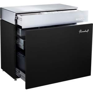 Flammkraft Block M Elfenbeinschwarz