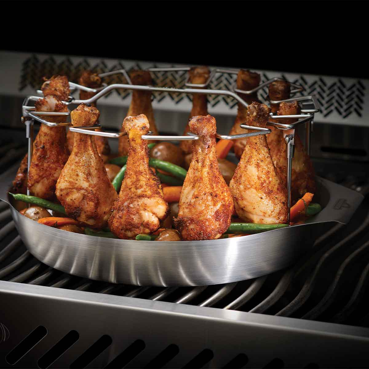 Soporte para muslos de pollo Napoleón incl. bol