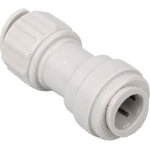 Lindr straight connector, 3/8" x 5/16"