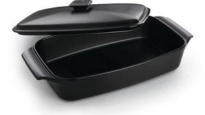 Napoleon Keramischer Bräter 42x23x7 cm, mit Deckel