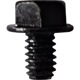 Tornillo Napoleón 1/4", negro