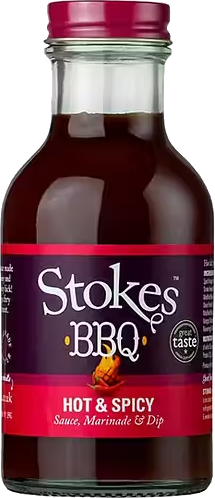 Produktbild Stokes BBQ Sauce Hot & Spicy, 267ml
