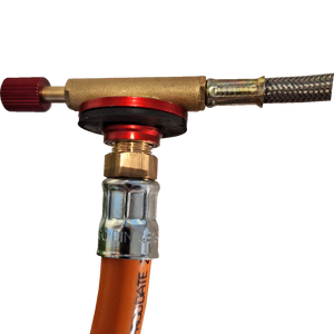 TGO connection, gas cartridge to gas cylinder