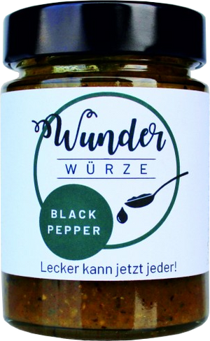 Produktbild Eatventure Wunderwürze, Black Pepper Marinade, 165g Glas