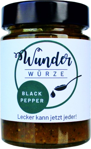 Produktbild Eatventure Wunderwürze, Black Pepper Marinade, 165g Glas