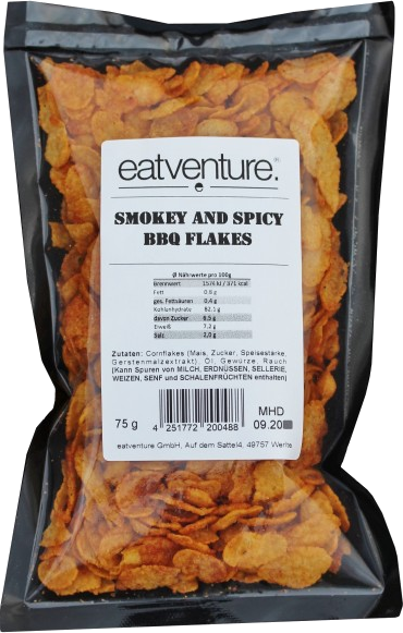 Produktbild Eatventure BBQ Flakes, Smoky & Spicy 75g