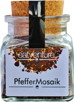 Produktbild Eatventure Pfeffermosaik, Korkenglas, 45g