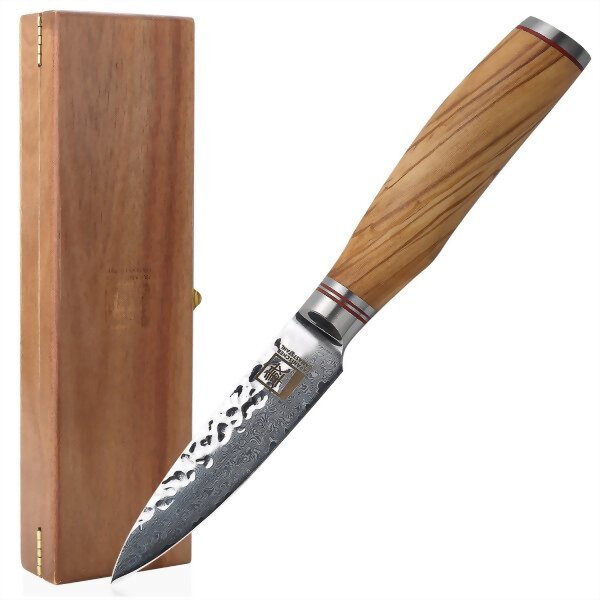 Zayiko Damast Officemesser, "Olive"-Serie