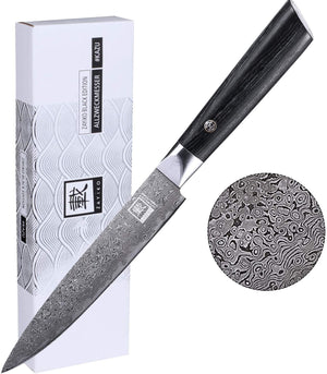Produktbild Zayiko Damast Allzweckmesser, "Black"-Serie
